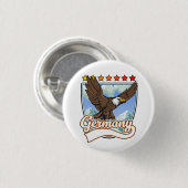 Duitsland Reispatch Ronde Button 3,2 Cm (Voorkant /achterkant)