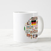 Duitsland reispictogrammen grote koffiekop (Voorkant rechts)