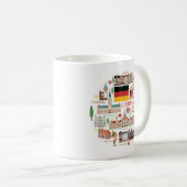 Duitsland reispictogrammen koffiemok (Voorkant rechts)