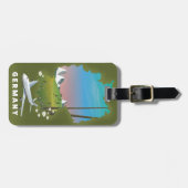 Duitsland reisposter geïllustreerd bagagelabel (Voorkant horizontaal)