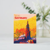 Duitsland, reizen in het verleden briefkaart (Staand voorkant)