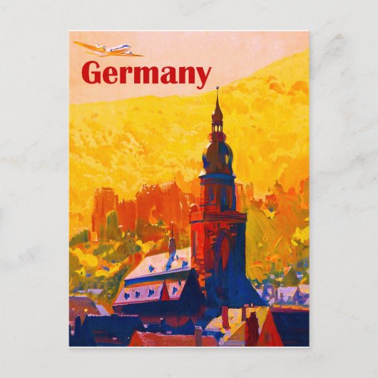 Duitsland, reizen in het verleden briefkaart (Voorkant)
