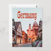 Duitsland rijtjeshuizen briefkaart (Voorkant / Achterkant)