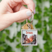 Duitsland rijtjeshuizen sleutelhanger (Hand)