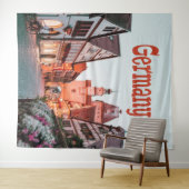 Duitsland rijtjeshuizen wandkleed (In Situ (horizontaal))