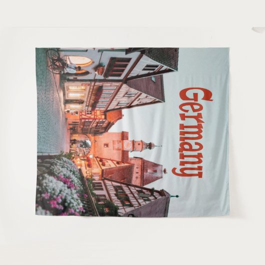 Duitsland rijtjeshuizen wandkleed (Voorkant (horizontaal))