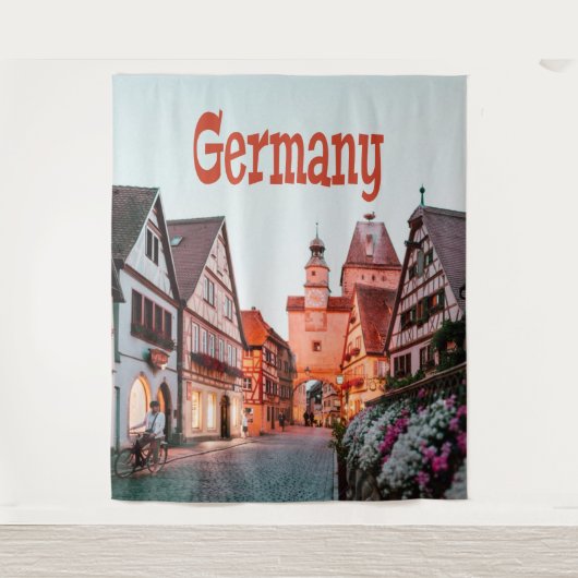 Duitsland rijtjeshuizen wandkleed (Voorkant)
