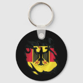 Duitsland ripte vlag sleutelhanger (Achterkant)