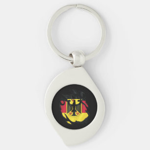 Duitsland ripte vlag sleutelhanger