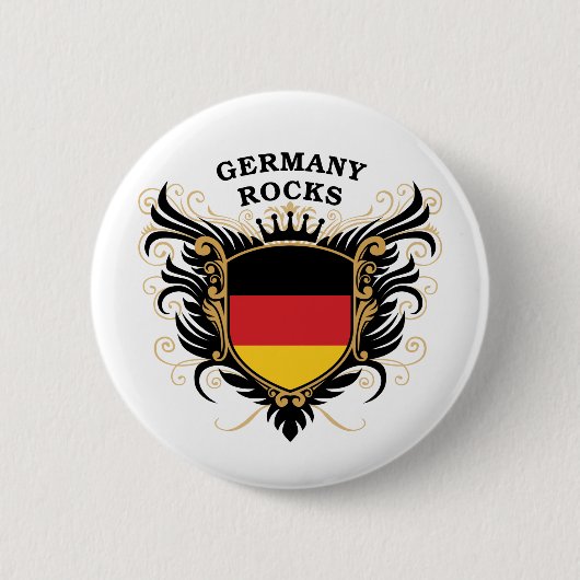 Duitsland Rocks Ronde Button 5,7 Cm (Voorkant)