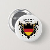 Duitsland Rocks Ronde Button 5,7 Cm (Voorkant /achterkant)