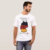 Duitsland roept en ik moet gaan t-shirt (Voorkant volledig)