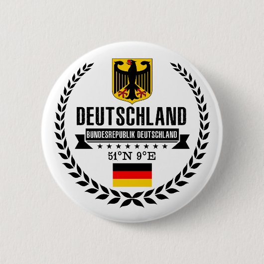 Duitsland Ronde Button 5,7 Cm (Voorkant)