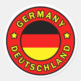 Duitsland Ronde Sticker