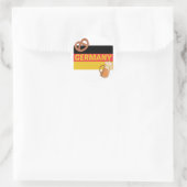 Duitsland Ronde Sticker (Tas)
