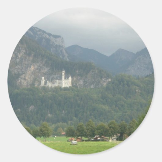 Duitsland Ronde Sticker (Voorkant)