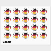 Duitsland Ronde Sticker (Vel)