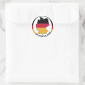Duitsland Ronde Sticker (Tas)