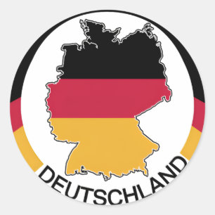 Duitsland Ronde Sticker