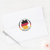 Duitsland Ronde Sticker (Envelop)