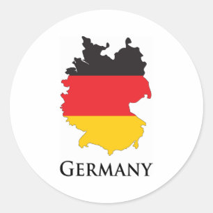 Duitsland Ronde Sticker