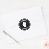 Duitsland Ronde Sticker (Envelop)