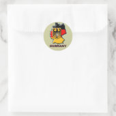 Duitsland Ronde Sticker (Tas)