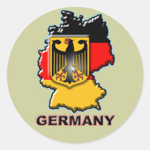 Duitsland Ronde Sticker