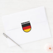 Duitsland Ronde Sticker (Envelop)
