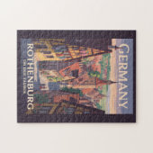 Duitsland Rothenburg ob der Tauber Illustratie Kun Legpuzzel (Horizontaal)