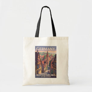 Duitsland Rothenburg ob der Tauber Illustratie Kun Tote Bag