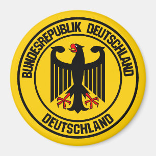 Duitsland Round Emblem Magneet
