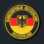 Duitsland Round Emblem Magneet<br><div class="desc">Duitsland Round Emblem</div>