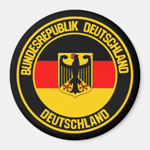 Duitsland Round Emblem Magneet