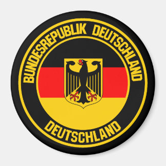 Duitsland Round Emblem Magneet