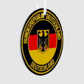 Duitsland Round Emblem Ornament (voorkant)