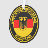 Duitsland Round Emblem Ornament (voorkant)