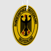 Duitsland Round Emblem Ornament (voorkant)