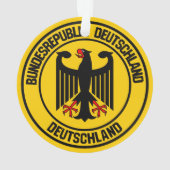 Duitsland Round Emblem Ornament (achterkant)