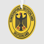 Duitsland Round Emblem Ornament (voorkant)