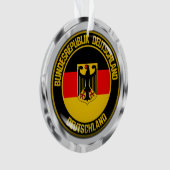 Duitsland Round Emblem Ornament (voorkant)