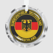 Duitsland Round Emblem Ornament (achterkant)