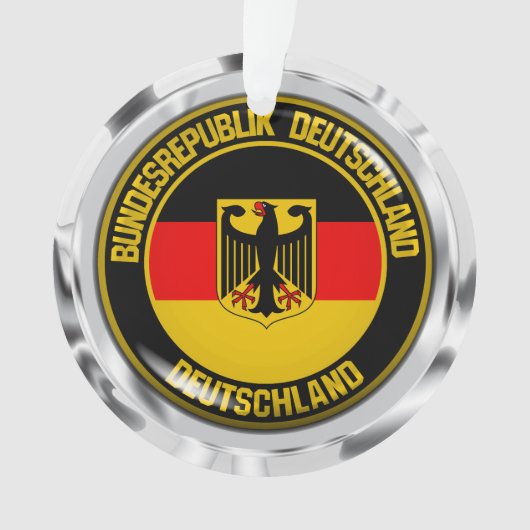Duitsland Round Emblem Ornament (voorkant)