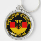 Duitsland Round Emblem Sleutelhanger (Voorkant)