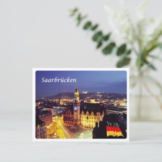 Duitsland - Saarbrucken - Briefkaart (Staand voorkant)
