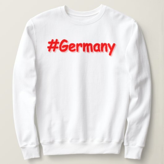 "#Duitsland" Schattig ontwerp. Koop nu Trui (Design voorkant)