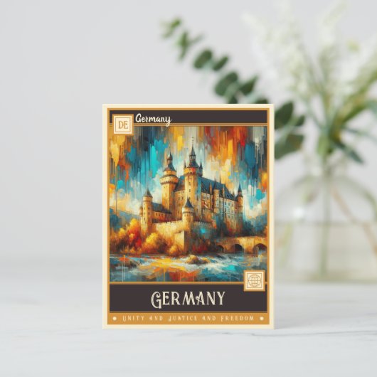 Duitsland |  schilderij briefkaart (Staand voorkant)