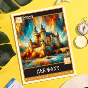 Duitsland    schilderij briefkaart