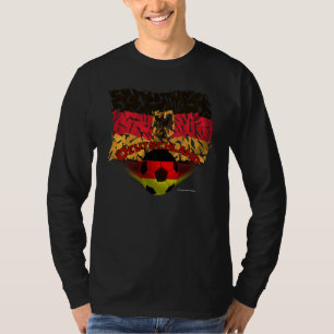 Duitsland Shatters Soccer Mannen Nano Long Hoeve T-shirt