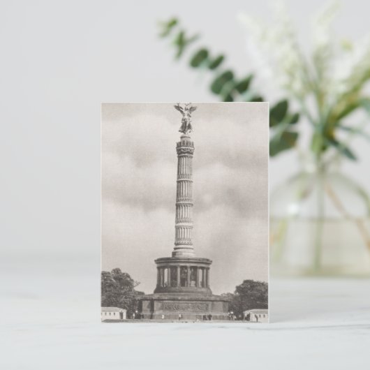 Duitsland, Siegessaule Column Briefkaart (Staand voorkant)